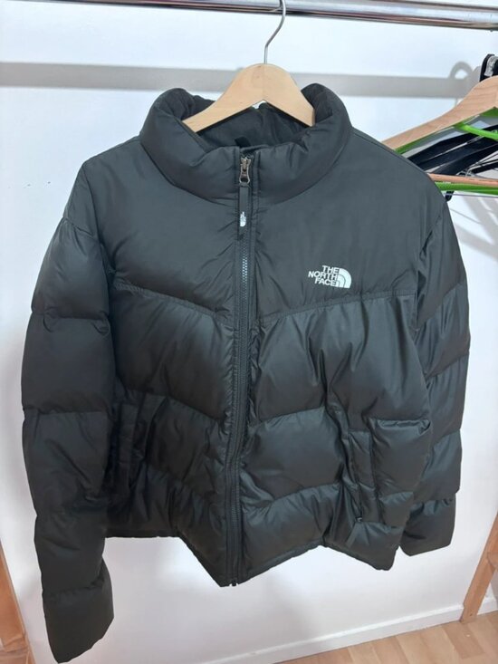 The North Face Jackets & Blazers - The North Face Women's Nuptse Cropped Puffer Jacket Black Size L